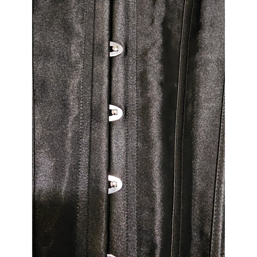 Chicastic Corset Womens  Black  XL With Hook Front Closure - Picture 4 of 8